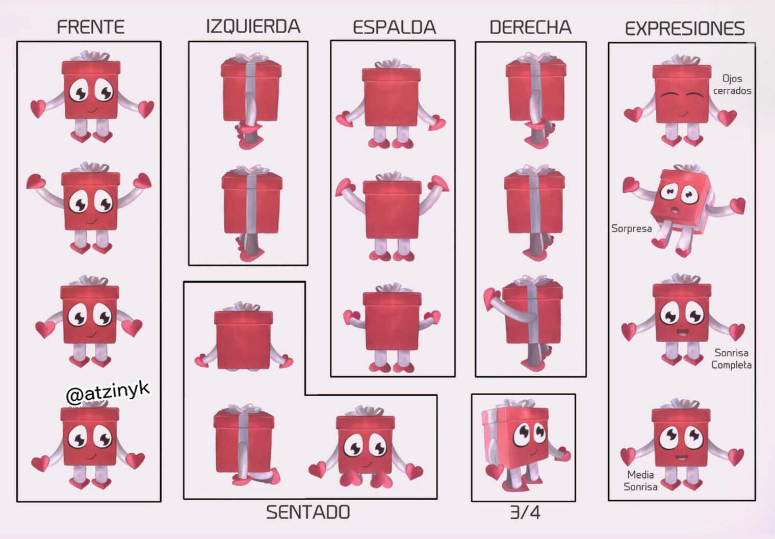 Model Sheet regalo
