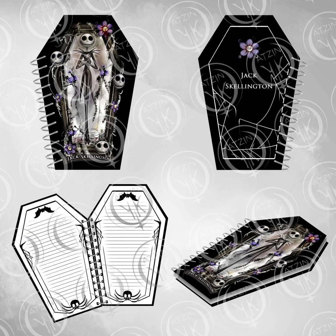 Mockup libreta ataud