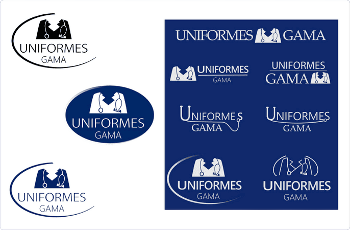 Logo uniformes gama