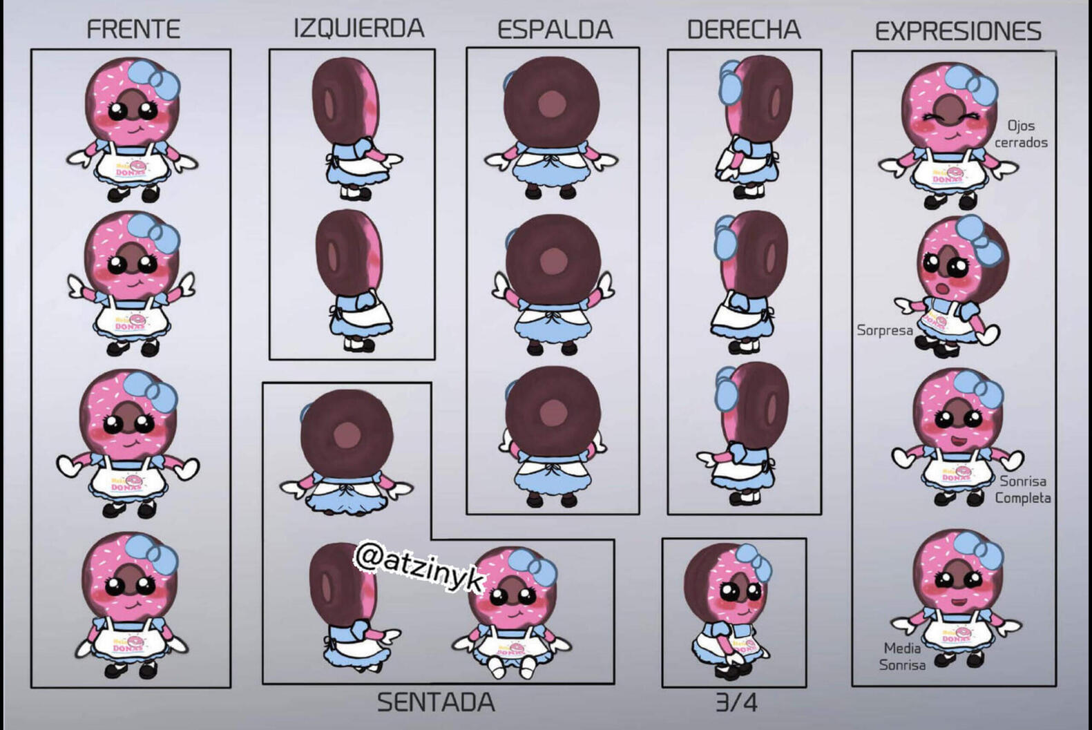 Model Sheet Dona